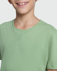 Aspen Green Boys' Tee By OVS For Everyday Comfort Green / 9-10 Y