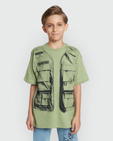 Aspen Green Short Sleeve Tee – OVS For Boys Green / 9-10 Y