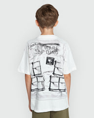 Cotton T-Shirt With Print BLANC DE BLANC / 9-10 Years