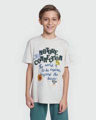 OVS Short Sleeve Tee In Almond Milk Pink / 9-10 Y