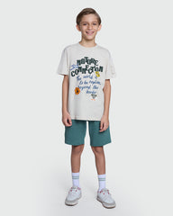 OVS Short Sleeve Tee In Almond Milk Pink / 9-10 Y