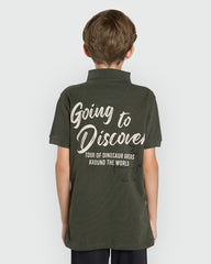 Collared Green Polo From OVS Kids Green / 9-10 Y