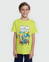 Evening Primrose Tee For Boys By OVS Green / 9-10 Y