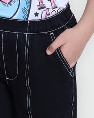 Black Cargo Contrast Pants – OVS For Girls Black / 10-11 Y