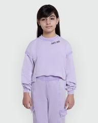 Crewneck Sweatshirt In Lilac Breeze – OVS Girls Violet / 10-11 Y