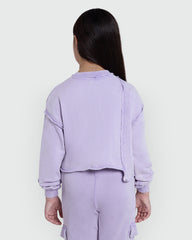 Crewneck Sweatshirt In Lilac Breeze – OVS Girls Violet / 10-11 Y