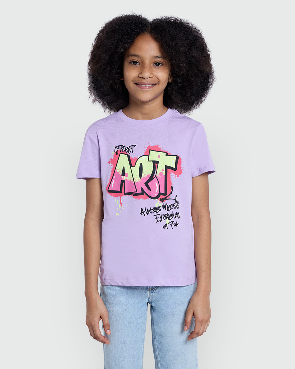 Long Sleeve Tee In Lilac Breeze – OVS Girls Violet / 10-11 Y