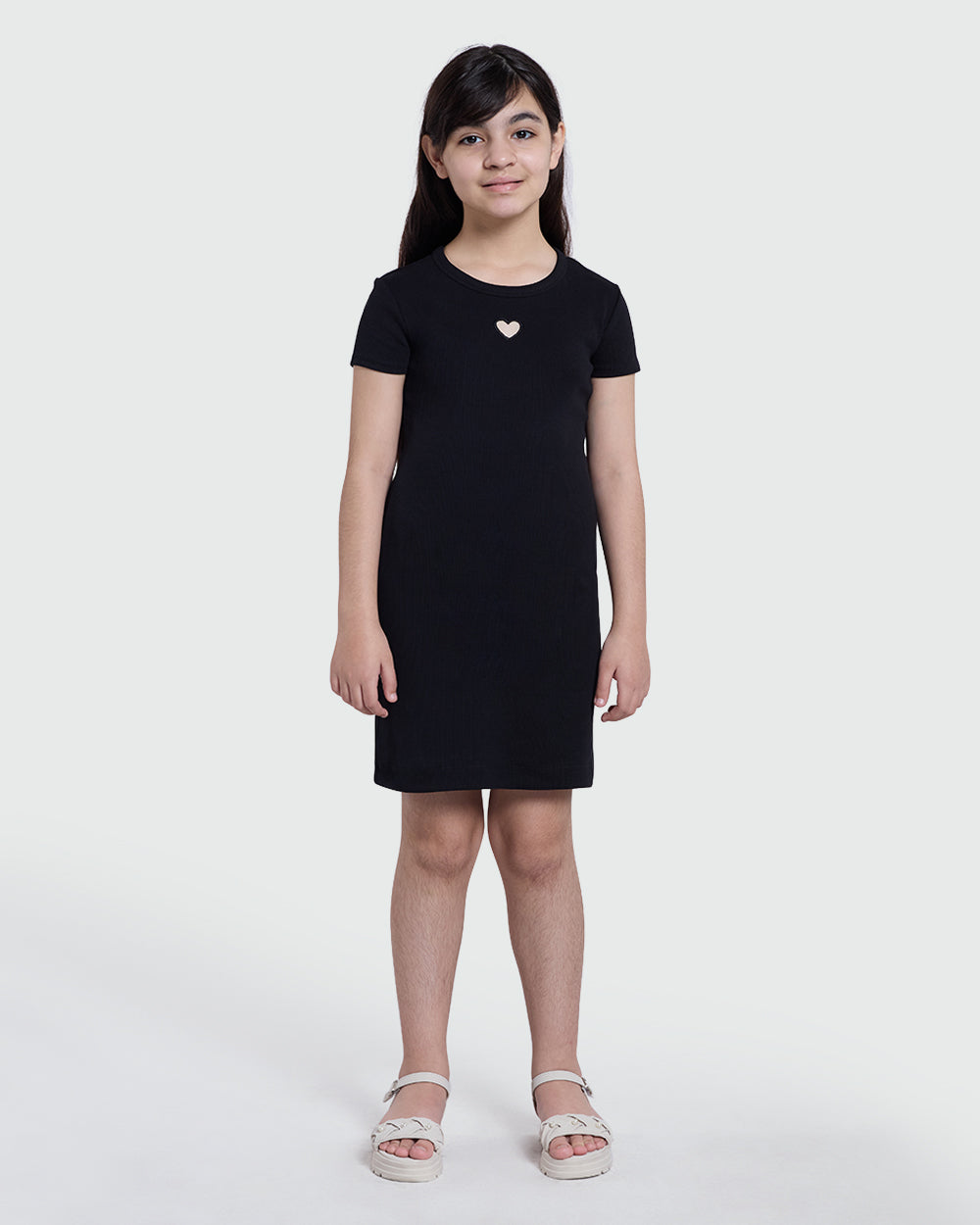 Ribbed Black Dress For Girls – OVS Classic Edit Black / 10-11 Y