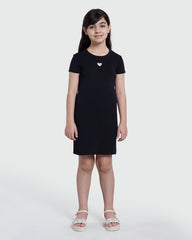 Ribbed Black Dress For Girls – OVS Classic Edit Black / 10-11 Y