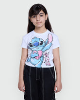 White Stitched Tee For Girls – OVS Daily Edit White / 10-11 Y