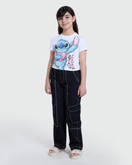 White Stitched Tee For Girls – OVS Daily Edit White / 10-11 Y
