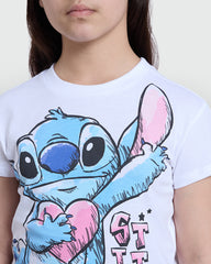 White Stitched Tee For Girls – OVS Daily Edit White / 10-11 Y