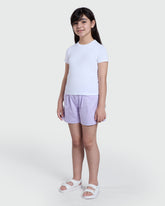 Satin Shorts In Orchid Petal – OVS For Girls Violet / 9-10 Y