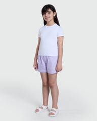 Satin Shorts In Orchid Petal – OVS For Girls Violet / 9-10 Y