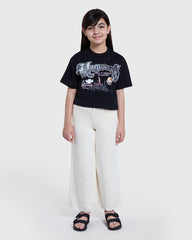 Drill Paper Trousers In Vanilla Ice – OVS Girls White / 9-10 Y