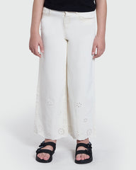 Drill Paper Trousers In Vanilla Ice – OVS Girls White / 9-10 Y