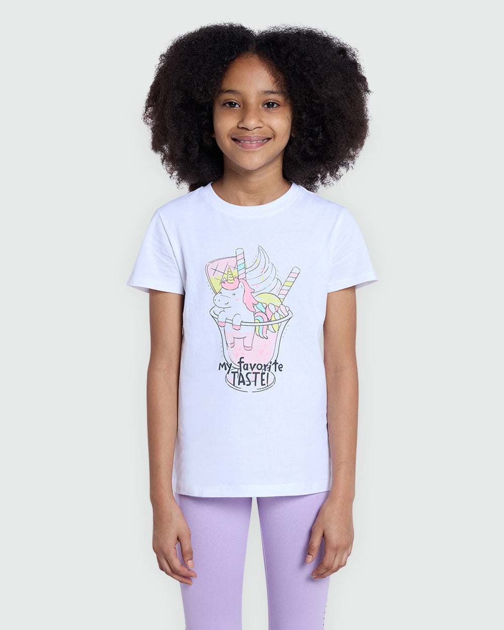 OVS Girls' White Printed Tee For Everyday Style White / 9-10 Y