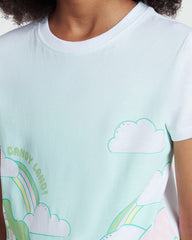 Bright White Tee For Girls By OVS White / 9-10 Y