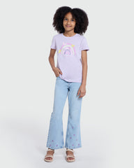 Orchid Petal Tee For Girls – OVS Style Pick Violet / 9-10 Y