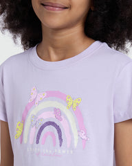 Orchid Petal Tee For Girls – OVS Style Pick Violet / 9-10 Y