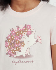 Cotton T-Shirt With Print SALSA ROSA / 9-10 Years