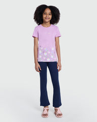 OVS Girls’ Tee In Pastel Lavender – 4/5 Length Pink / 9-10 Y