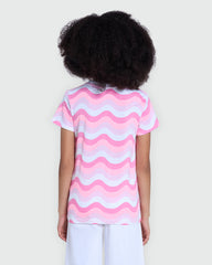 Striped Tee For Girls – OVS Multicolour Style Multicolour Striped / 9-10 Y
