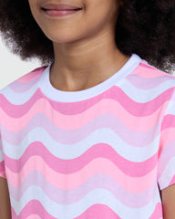 Striped Tee For Girls – OVS Multicolour Style Multicolour Striped / 9-10 Y