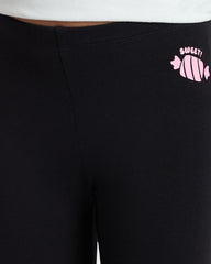 Black Beauty Cropped Leggings – OVS Essential Black / 9-10 Y