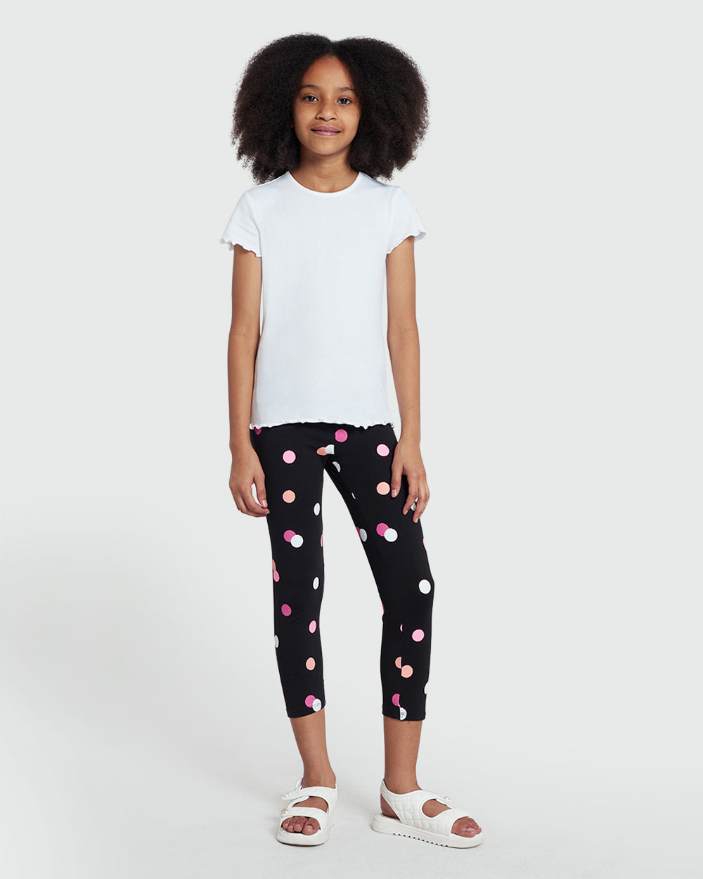 OVS Cropped Black Leggings For Girls – 3/4 Length Black / 7-8 Y