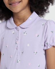Aop Orchid Petal Polo For Girls – OVS Style Violet / 9-10 Y