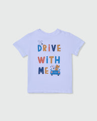OVS BOYS T-SHIRT WITH PRINT WHITE / 24-30 M