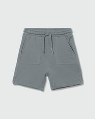 Piquet Bermuda Shorts With Drawstring MULLED BASIL / 24-30 Months