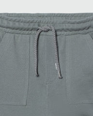 Piquet Bermuda Shorts With Drawstring MULLED BASIL / 24-30 Months