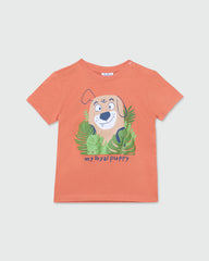 OVS BOYS T-SHIRT WITH PRINT ORANGE / 24-30 M