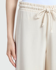 Cannoli Cream Wide Joggers From OVS White / M