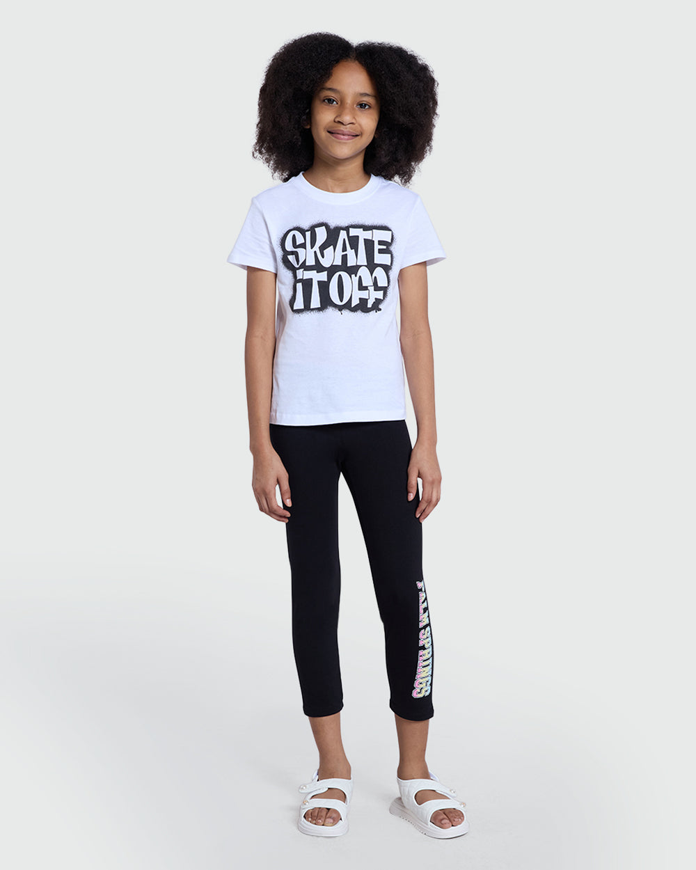 3/4 Black Beauty Leggings For Teen Girls – OVS Black / 10-11 Y