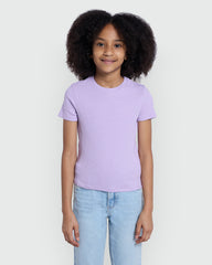 Lilac Breeze Ribbed Tee By OVS – For Girls Violet / 10-11 Y