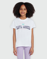 Girls’ OVS White Tee With Front Heart Design White / 10-11 Y