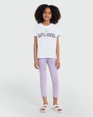 Girls’ OVS White Tee With Front Heart Design White / 10-11 Y