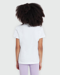 Girls’ OVS White Tee With Front Heart Design White / 10-11 Y