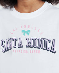 Girls’ OVS White Tee With Front Heart Design White / 10-11 Y