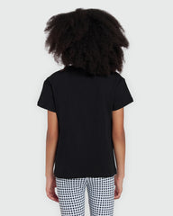 OVS BLACK BEAUTY TEE WITH GRAPHIC HEART BLACK / 10-11 Y