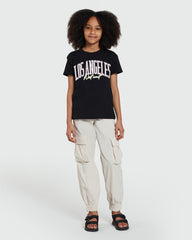 OVS Black Graphic Tee – Modern Style For Girls Black / 10-11 Y