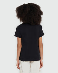 OVS Black Graphic Tee – Modern Style For Girls Black / 10-11 Y