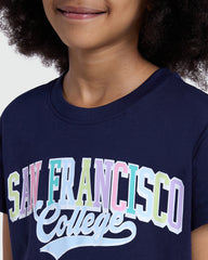 Girls’ Maritime Blue Printed Tee – OVS Style Blue / 10-11 Y