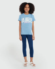 Allure Blue Graphic Tee – OVS Girls’ Collection Blue / 10-11 Y