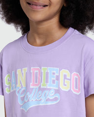 Lilac Breeze Tee For Girls By OVS Violet / 10-11 Y