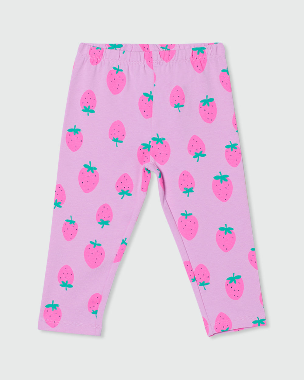 Three-Quarter Leggings In Stretch Cotton With Print BONBON / 24-30 Months