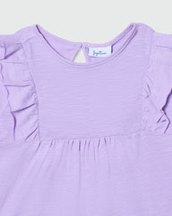OVS GIRLS T-SHIRT HALF SLEEVE VIOLET / 24-30 M